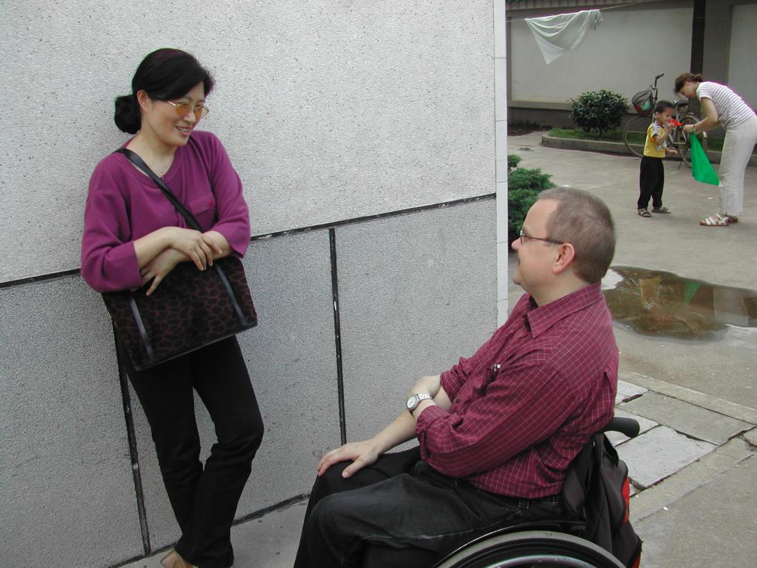 Frau Yau mit Martin Wurster